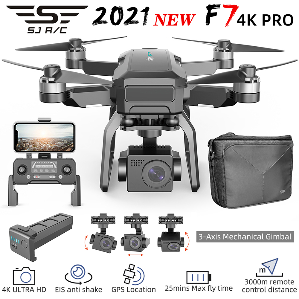 SJRC-F7 PRO GPS Drone, 4K Dual - T-Motor F7 Pro Flight Controller avaliação e preço