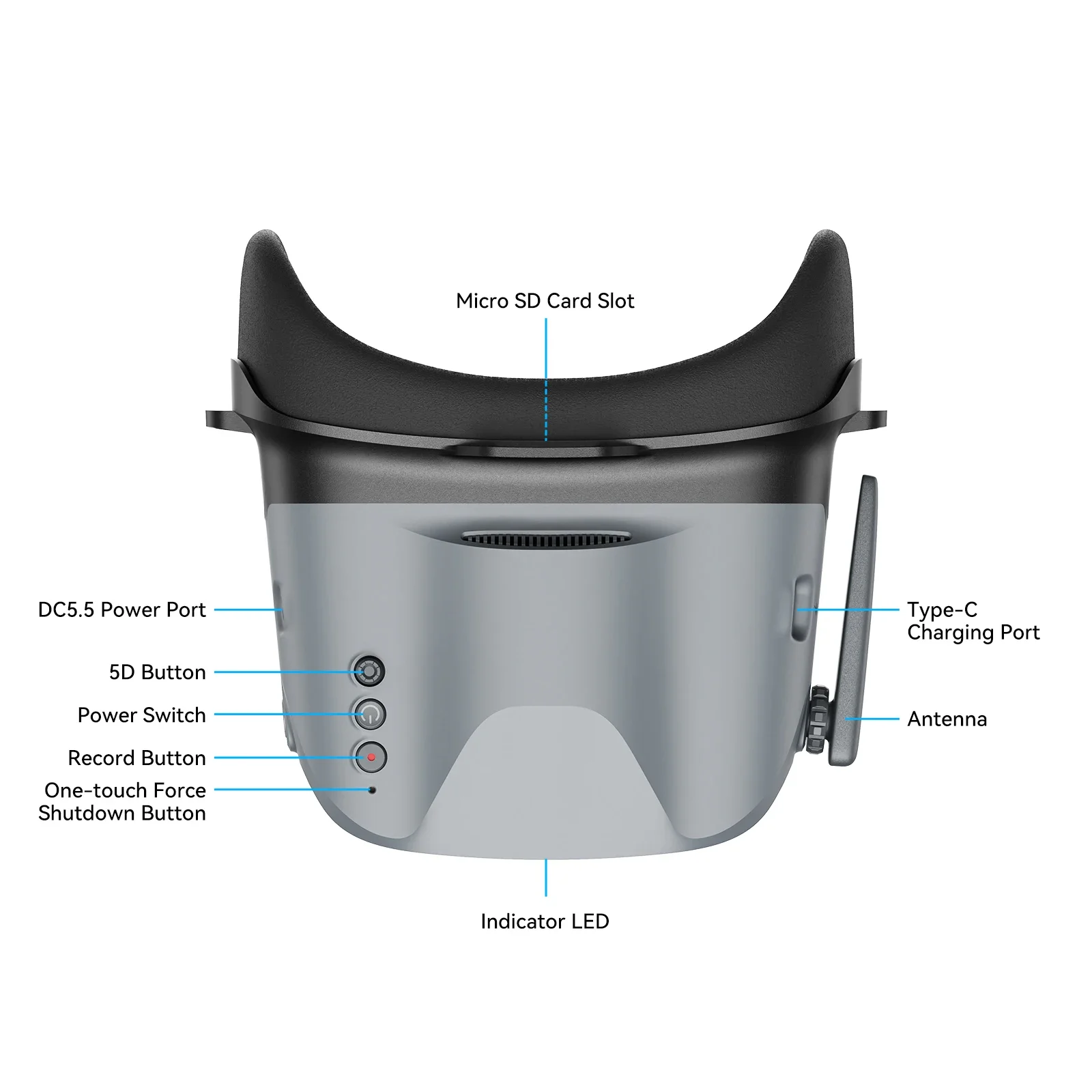 Óculos FPV Analógicos BETAFPV  - Skyzone Cobra X V2 Fpv Goggles avaliação e preço